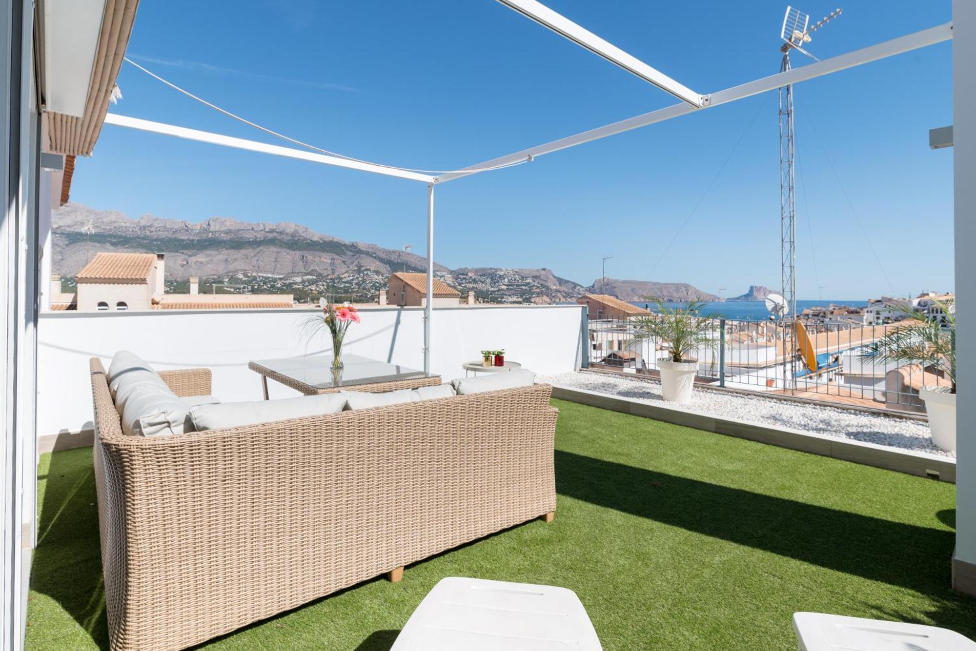 Atico Vistas Al Mar, Terraza, Piscina Y Parking By Vero Altea Exterior photo